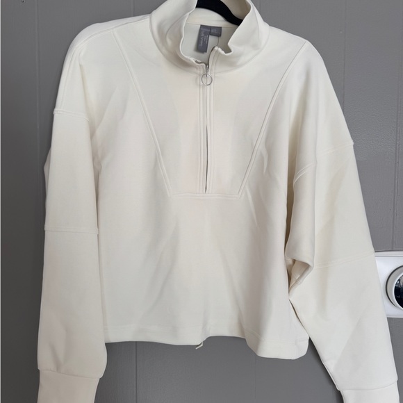Sweaty Betty Half Zip Fleece Pullover Size XL NWT - Picture 2 of 6